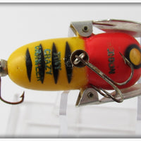 Heddon Yellow Red Head Tiny Crazy Crawler