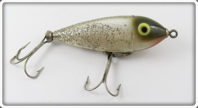 Vintage Heddon Silver Flitter Baby Zara Lure