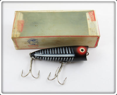 Heddon Black Shore Chugger Spook In Correct Box 9540 XBW