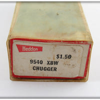 Heddon Black Shore Chugger Spook In Correct Box 9540 XBW