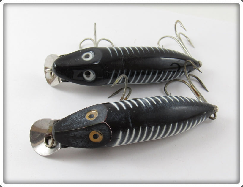 Vintage Heddon Black Shore River Runt Lure Pair For Sale | Lure Lagoon Vintage Heddon Black Shore River Runt Lure Pair For Sale | Lure Lagoon