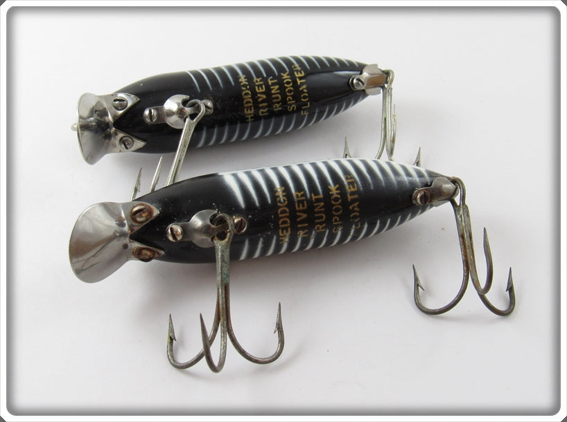 Vintage Heddon Black Shore River Runt Lure Pair For Sale Vintage Heddon Black Shore River Runt Lure Pair For Sale