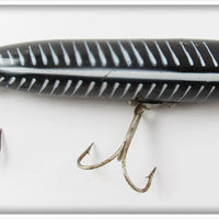 Vintage Heddon Black Shore Zara Spook Lure 9255 XBW