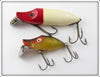 Heddon Red Head White & Perch River Runt Pair