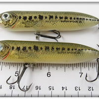 Heddon Baby Bass Super Spook Jr Pair