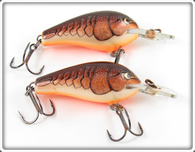 Rapala Natural Crawdad Fat Rap Lure Pair