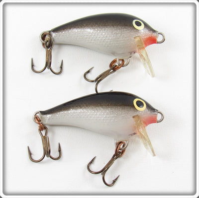 Rapala Silver/Black Mini Fat Rap FR-3 Pair