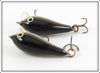 Rapala Silver/Black Mini Fat Rap FR-3 Pair