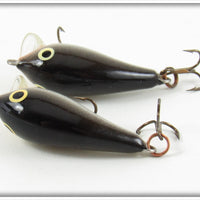 Rapala Silver/Black Mini Fat Rap FR-3 Pair