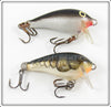 Rapala Crawdad & Silver/Black Mini Fat Rap FR-3 Lure Pair 