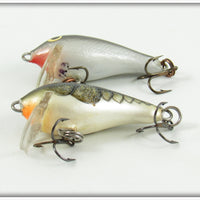 Rapala Crawdad & Silver/Black Mini Fat Rap FR-3 Pair