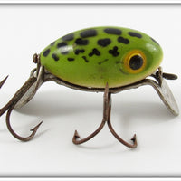 Vintage Fred Arbogast Frog Spot Hula Dancer Lure 