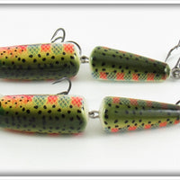 Rapala Natural Rainbow Trout Jointed Minnow Pair