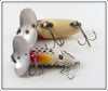 Arbogast Red Head White & Coachdog Jitterbug Pair