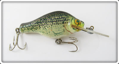 Vintage Bagley Crappie On White Small Fry Crappie Lure