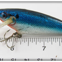 Bagley Blue On Silver Small Fry Shad