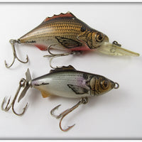 Vintage Mann's Natural Rooter & Top Mann Lure Pair