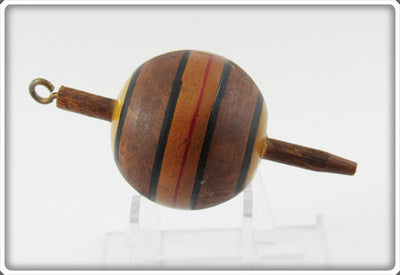 Vintage Brown, Red & Black Bobber Float