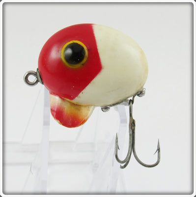 South Bend Red Arrowhead White Body Fin Dingo Lure 1965 RW