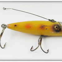 Vintage South Bend Yellow With Spots Fish Oreno Lure 953 Y