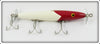 South Bend Red Arrowhead White Body Float Oreno Lure 965 RH