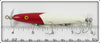 South Bend Red Arrowhead White Body Float Oreno