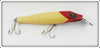 Vintage South Bend Red Arrowhead White Body Pike Oreno Lure