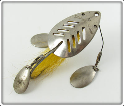Vintage Shannon Spoon With Yellow Bucktail Lure 