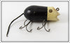 Vintage Shur Strike Black White Head Mouse Lure