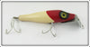 Vintage South Bend Red Arrowhead White Body Pike Oreno Lure