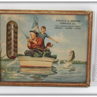 Wallace E Simpson Tobacco Co Fishing Thermometer