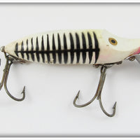 Heddon 9110 XBP Pearl & Black Shore River Runt Spook Floater