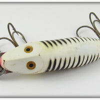 Heddon XBP Pearl & Black Shore River Runt Spook Floater