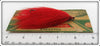 Pflueger Red Everiday Bucktail Gangs On Card