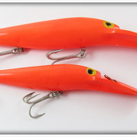 Vintage Storm Fluorescent Red Big Mac & Little Mac Lure Pair