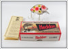 Heddon 2nd Strawberry Punkinseed Spook Lure In Box 