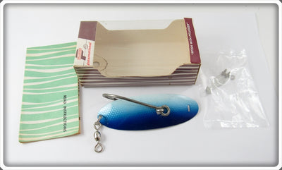 Vintage Pflueger Blue Mullet Record Spoon In Correct Box 5709 Size 5