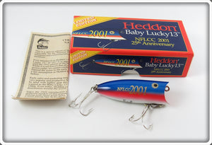 Heddon Red, White & Blue NFLCC Baby Lucky 13 Lure In Box