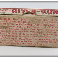 Heddon Silver Shore River Runt In Box