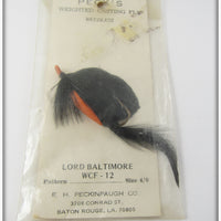 Vintage Peck's Lord Baltimore Weighed Casting Fly Rod Lure In Package