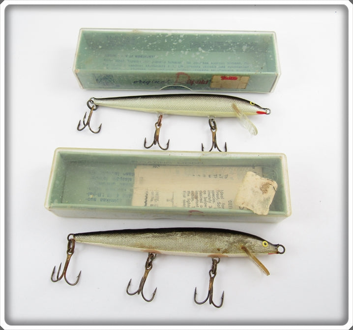 Rapala Silver Kelluva Floating 11S Pair In Boxes