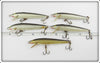 Rapala Silver Kelluva Floating 9S Lot Of Five In Boxes