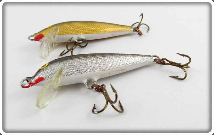 Rapala Pair: Gold Uppoava Sinking Count Down CD-5 G & Silver