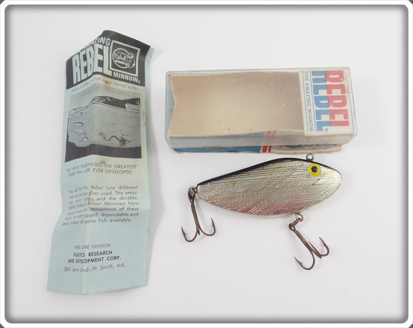 Rebel Silver & Black Shad In Box With Paperwork