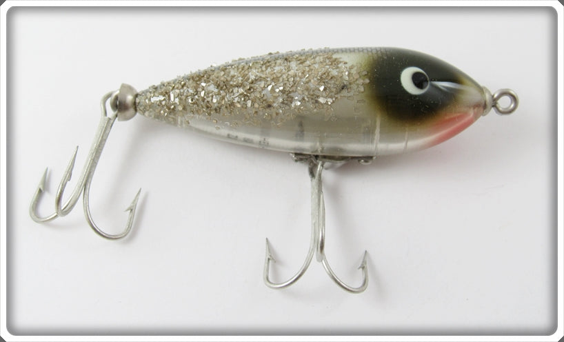 Vintage Heddon Silver Flitter Baby Zara Lure