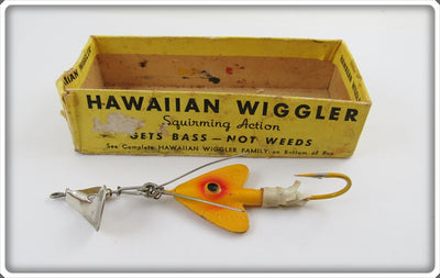 Arbogast Yellow #2 Hawaiian Wiggler In Box