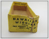 Arbogast Yellow #2 Hawaiian Wiggler In Box