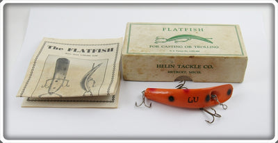 Helin LU Orange Flatfish In Correct Cardboard Box