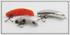 Helin F4 & F3 Flyrod Flatfish Lot Of Three: Orange, Chrome, & Grey