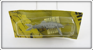 Ray Johnson Tackle Co Grey Real Minnow Lure On Card